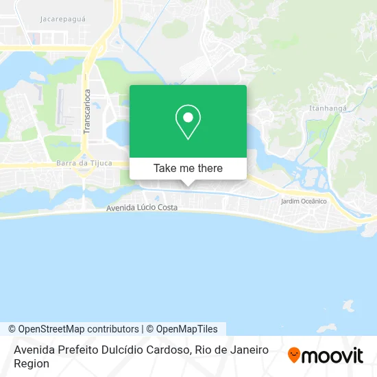 Avenida Prefeito Dulcídio Cardoso map