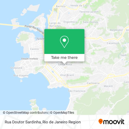 Mapa Rua Doutor Sardinha