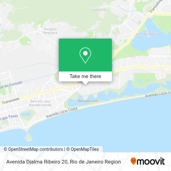 Avenida Djalma Ribeiro 20 map