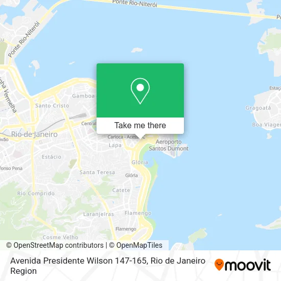 Avenida Presidente Wilson 147-165 map