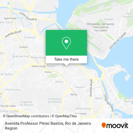 Avenida Professor Plínio Bastos map