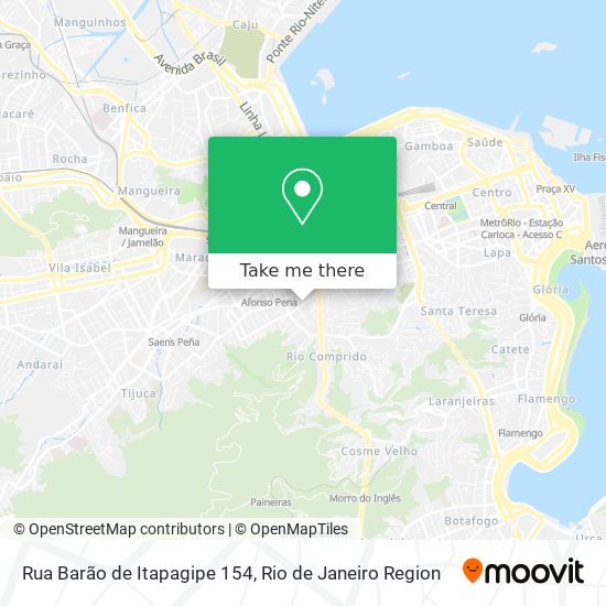 Mapa Rua Barão de Itapagipe 154