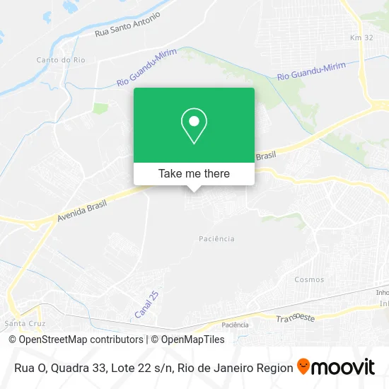 Rua O, Quadra 33, Lote 22 s/n map