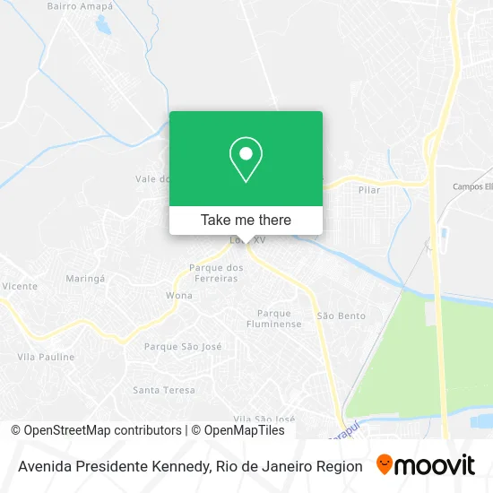 Avenida Presidente Kennedy map