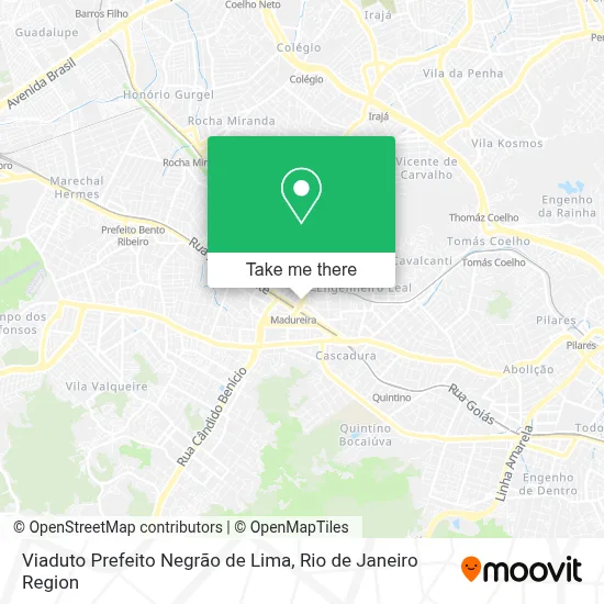 Viaduto Prefeito Negrão de Lima map