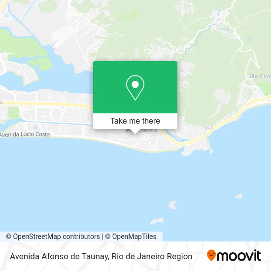 Avenida Afonso de Taunay map