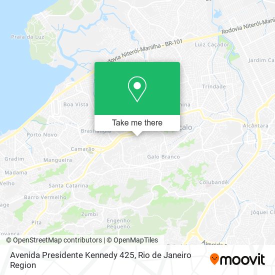 Mapa Avenida Presidente Kennedy 425