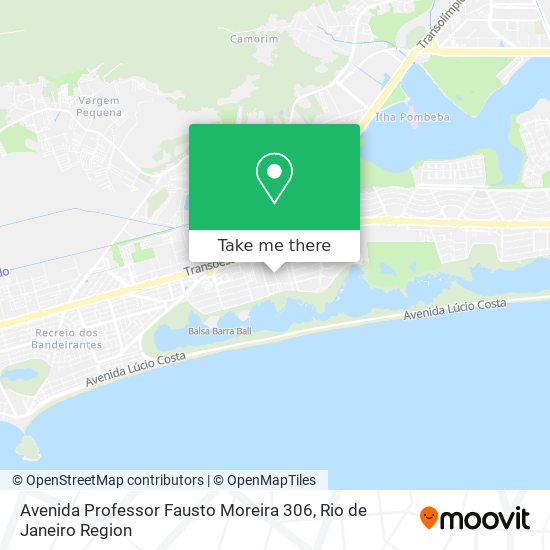 Avenida Professor Fausto Moreira 306 map