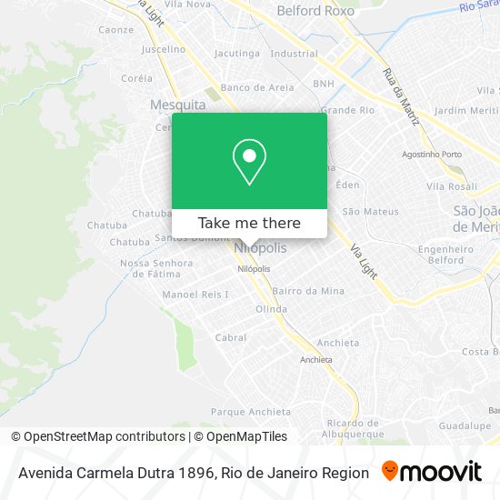 Avenida Carmela Dutra 1896 map