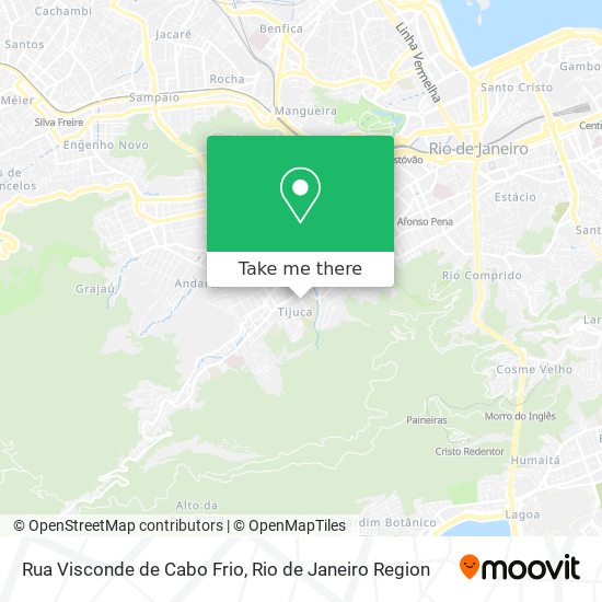 Mapa Rua Visconde de Cabo Frio