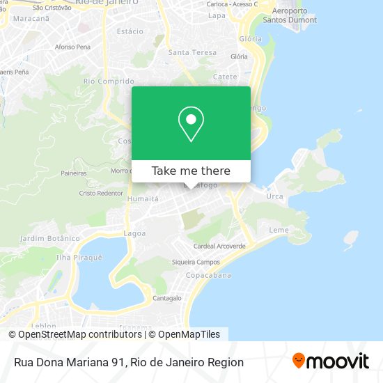Rua Dona Mariana 91 map