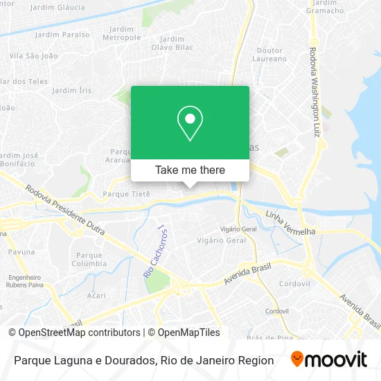 Parque Laguna e Dourados map