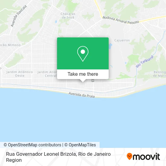 Rua Governador Leonel Brizola map