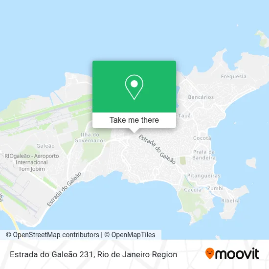 Estrada do Galeão 231 map