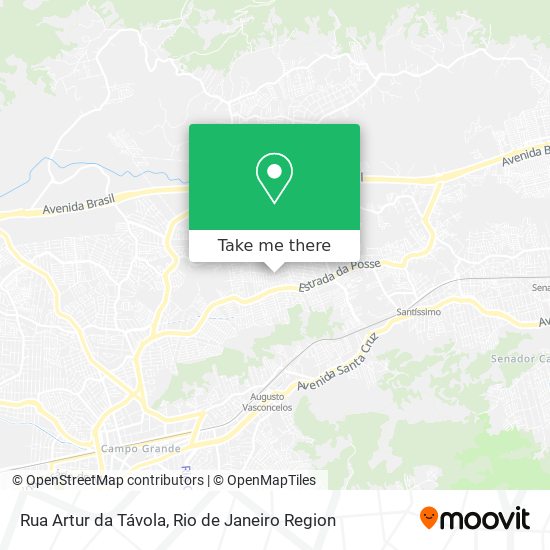 Mapa Rua Artur da Távola