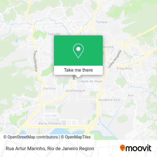 Rua Artur Marinho map