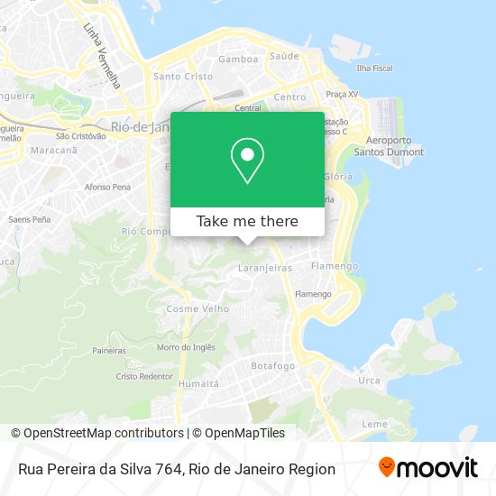Mapa Rua Pereira da Silva 764