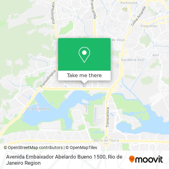 Avenida Embaixador Abelardo Bueno 1500 map