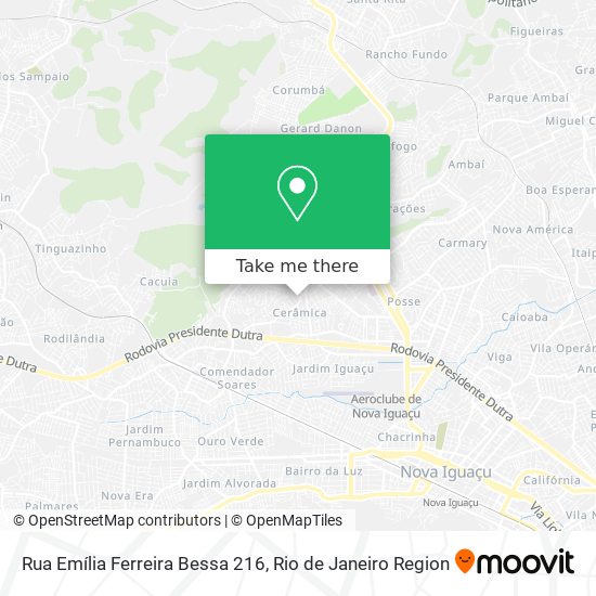Rua Emília Ferreira Bessa 216 map