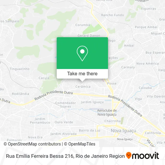 Rua Emília Ferreira Bessa 216 map