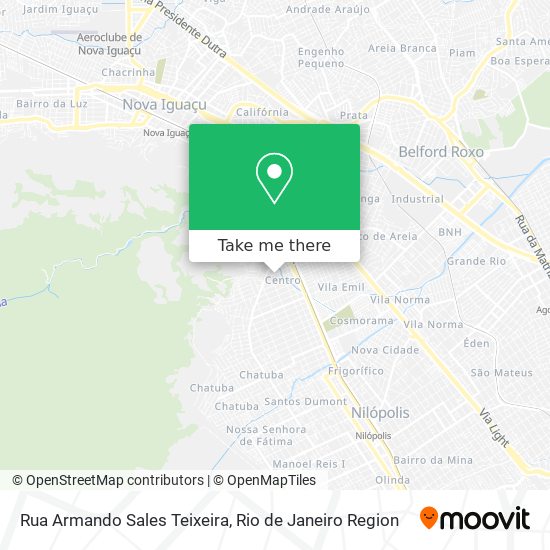 Mapa Rua Armando Sales Teixeira
