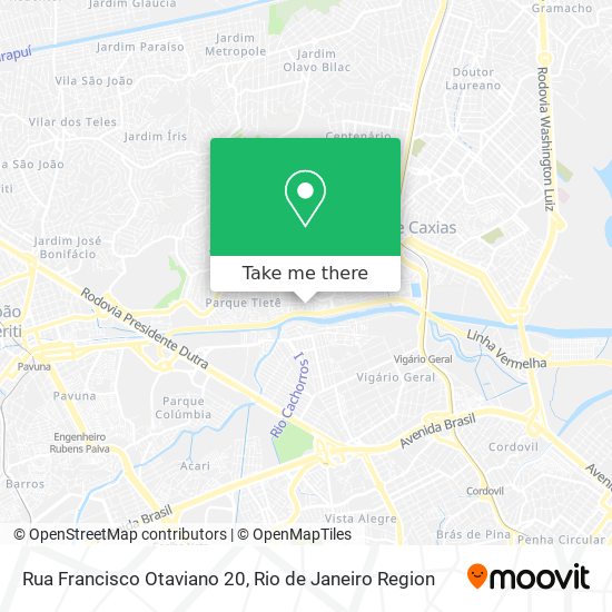 Rua Francisco Otaviano 20 map