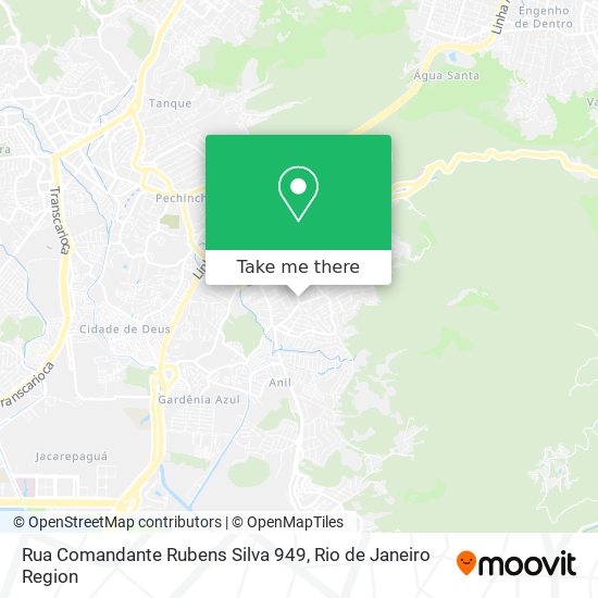 Rua Comandante Rubens Silva 949 map