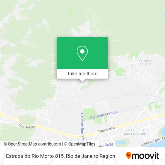 Estrada do Rio Morto 815 map