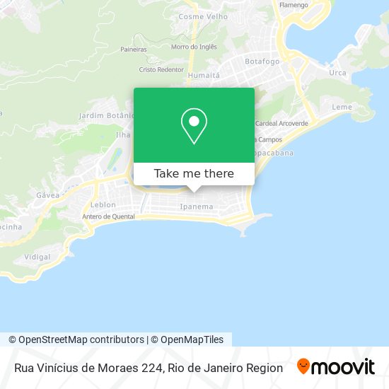 Rua Vinícius de Moraes 224 map