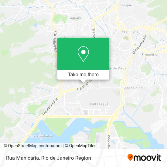 Rua Manicaria map