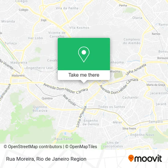 Rua Moreira map