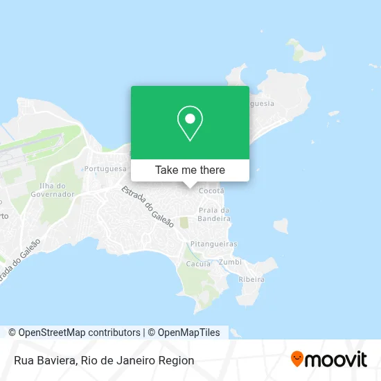 Rua Baviera map