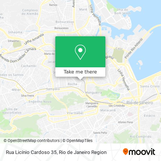 Mapa Rua Licínio Cardoso 35