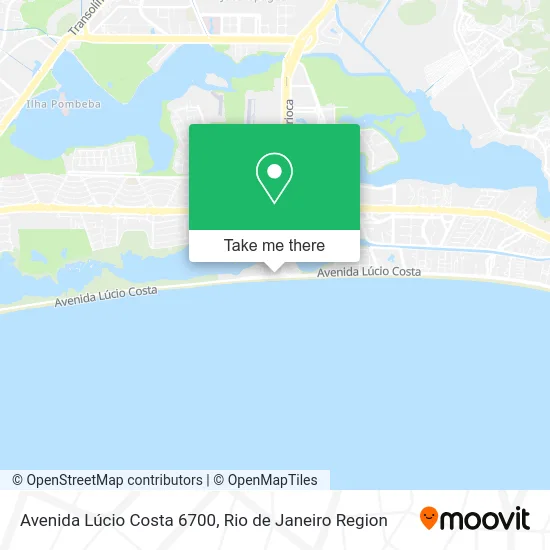 Avenida Lúcio Costa 6700 map