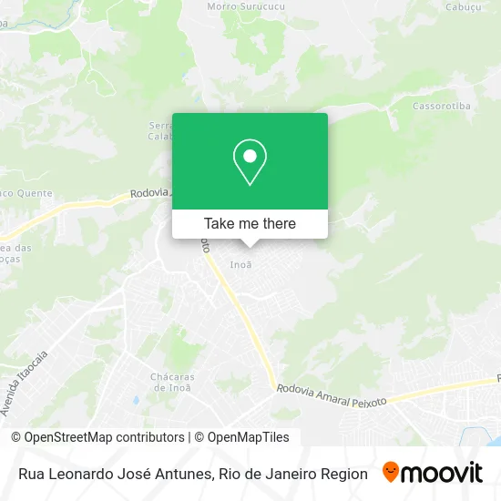 Rua Leonardo José Antunes map