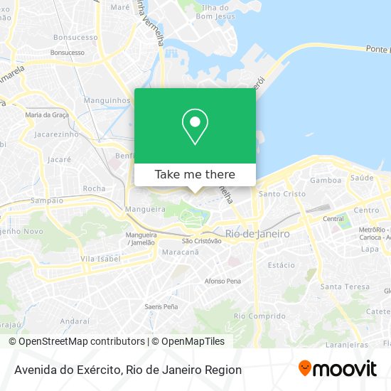 Mapa Avenida do Exército