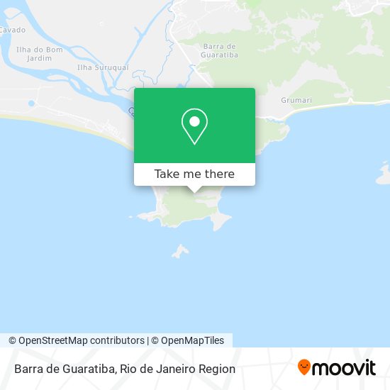 Barra de Guaratiba map