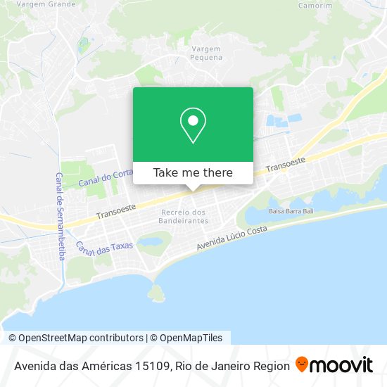 Avenida das Américas 15109 map