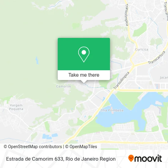 Estrada de Camorim 633 map