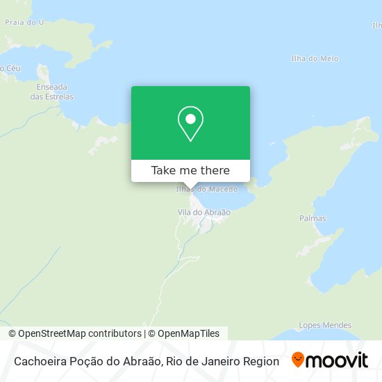 Cachoeira Poção do Abraão map