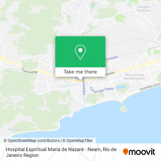 Hospital Espiritual Maria de Nazaré - Neam map