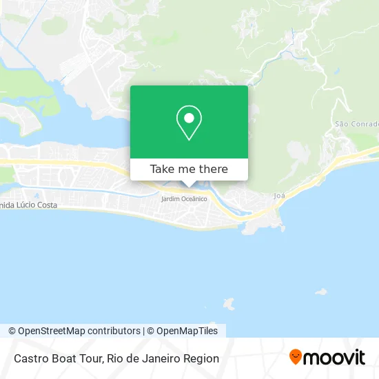 Castro Boat Tour map