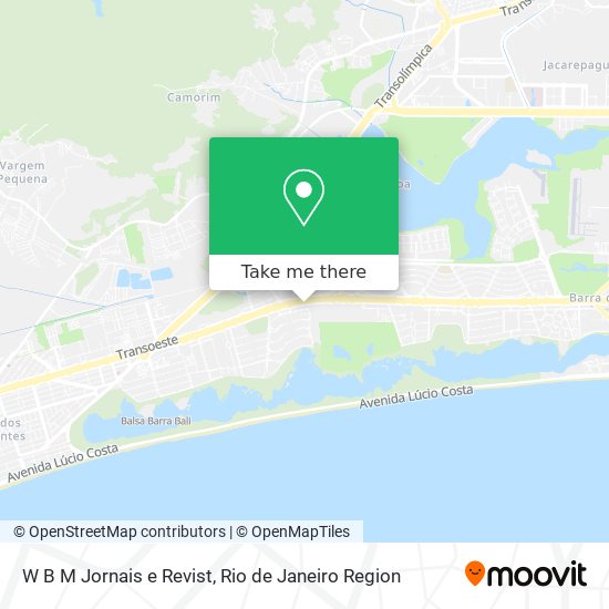 W B M Jornais e Revist map