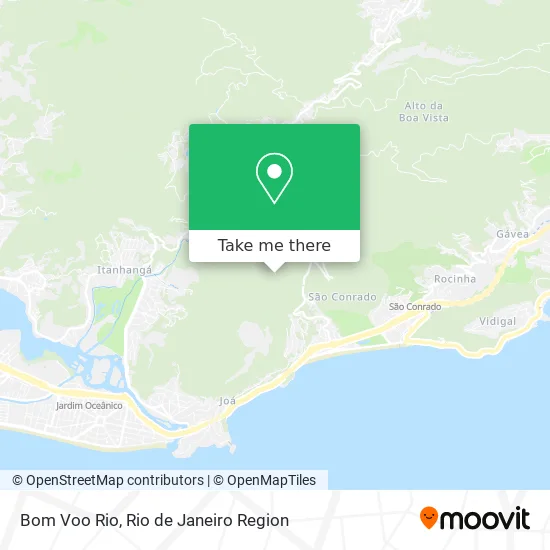 Bom Voo Rio map