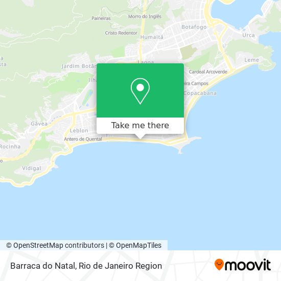 Barraca do Natal map