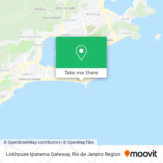 Linkhouse Ipanema Gateway map
