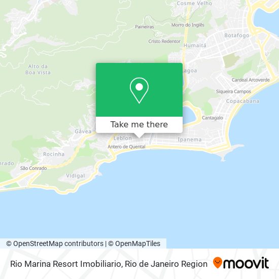 Mapa Rio Marina Resort Imobiliario