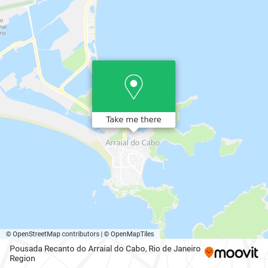 Pousada Recanto do Arraial do Cabo map