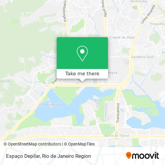Espaço Depilar map