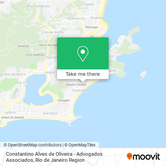 Mapa Constantino Alves de Oliveira - Advogados Associados